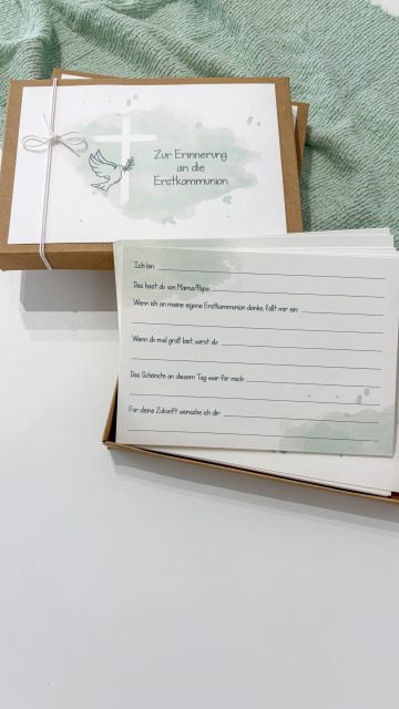 Perfektes Geschenk zur Erstkommunion, um Erinnerungen festzuhalten. 🥰😄#erstkommunion #erinnerungen