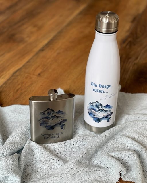 Perfektes Geschenk für alle Wanderliebhaber #wandern #flachmann #thermosflasche